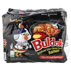 Buldak Buldak™ Ramen Frito Frango Picante 5 Pacotes 140 g (494 oz) Cada