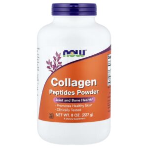 NOW Foods Peptídeos de Colágeno em Pó 227 g (8 oz)