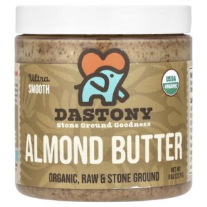 Dastony Manteiga de Amêndoa Orgânica Ultrasuave 227 g (8 oz)