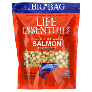Cat-Man-Doo Life Essentials Selvagem liofilizado do Alasca salmão 453 g (16 oz)