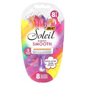 BIC Soleil Simply Smooth Aparelhos de Barbear Descartáveis 8 Unidades