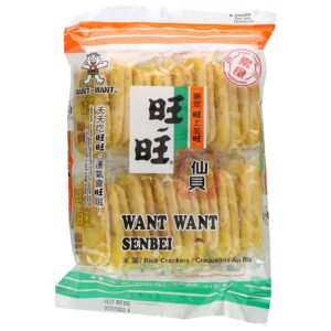 Want-Want Senbei Biscoitos de Arroz 92 g (325 oz)