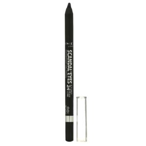 Rimmel London ScandalEyes Lápis em Gel à Prova Dágua 001 Preto 13 g (004 oz)