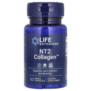 Life Extension NT2 Collagen 60 Cápsulas Pequenas (40 mg por Cápsula)