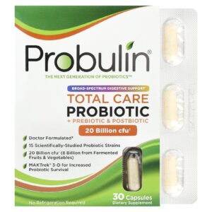 Probulin Probiótico de Tratamento Total 20 Bilhões de UFCs 30 Cápsulas