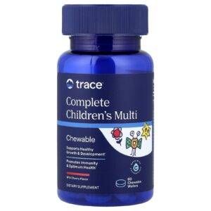 Trace Multivitamínico Completo para Crianças Cereja Silvestre 60 Wafers Mastigáveis
