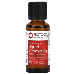 Protocol for Life Balance Vitamina D3 Líquida 30 ml (1 fl oz)