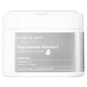 Mary & May Vitamina C de Niacinamida Máscara Iluminadora de Beleza 30 Folhas 400 g (141 oz)
