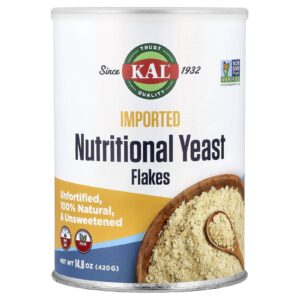 KAL Importado Levedura Nutricional Flocos Finos 420 g (148 oz)