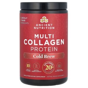 Ancient Nutrition Proteína de Multi-Colágeno Preparação a Frio 496 g (109 lb)