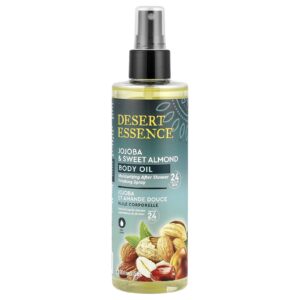 Desert Essence Óleo Corporal de Jojoba e Amêndoa Doce 245 ml (828 fl oz)