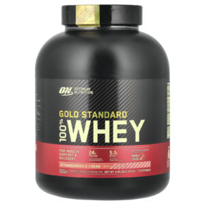 Optimum Nutrition Gold Standard® 100% Whey Morangos e Creme 226 kg (499 lb)
