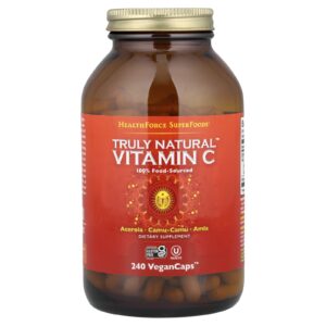 HealthForce Superfoods Vitamina C Truly Natural™ 240 Cápsulas Veganas