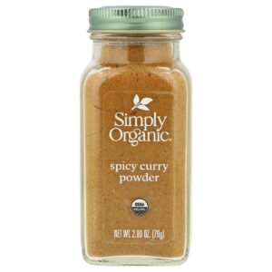 Simply Organic Caril Picante em Pó 280 oz (79 g)