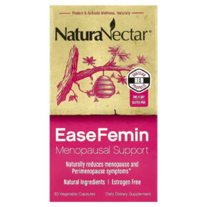 NaturaNectar EaseFemin Suporte da Menopausa 30 Cápsulas Vegetais