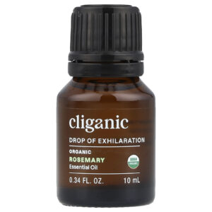 Cliganic Drop of Exhilaration™ Óleo Essencial de Alecrim Orgânico 10 ml (034 fl oz)