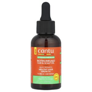 Cantu Óleo Fortalecedor com Biotina para Cabelos e Couro Cabeludo 59 ml (2 fl oz)