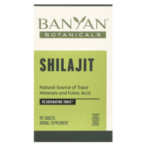 Banyan Botanicals Shilajit 90 Comprimidos (300 mg por Comprimido)