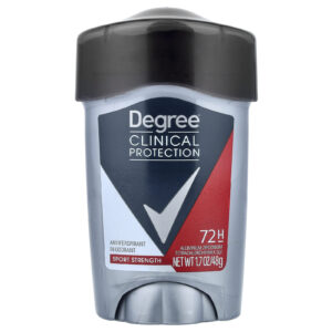 Degree Clinical Protection Desodorante Antitranspirante Sólido Suave Força Esportiva 48 g (17 oz)