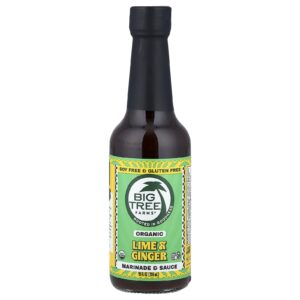 Big Tree Farms Limão e Gengibre Orgânicos Marinada e Molho 296 ml (10 fl oz)