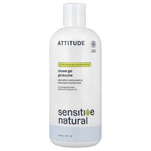ATTITUDE Sensitive Natural Gel de Banho Sem Perfume 473 ml (16 fl oz)