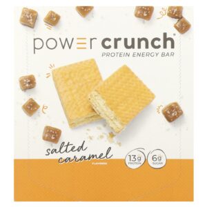 BNRG Power Crunch® Barras Energéticas de Proteína Caramelo Salgado 12 Barras 40 g (14 oz) Cada