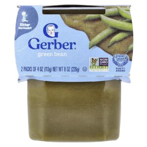 Gerber Alimento para Bebês 2nd Foods® Feijão Verde 2 Unidades 113 g (4 oz) Cada