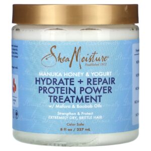 SheaMoisture Mel de Manuka e Iogurte Tratamento de Hidratação + Proteína de Energia 237 ml (8 fl oz)