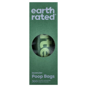 Earth Rated Sacos de lixo para cães lavanda 300 sacos