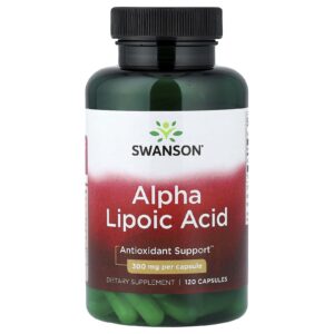 Swanson Ácido Tióctico 300 mg 120 Cápsulas
