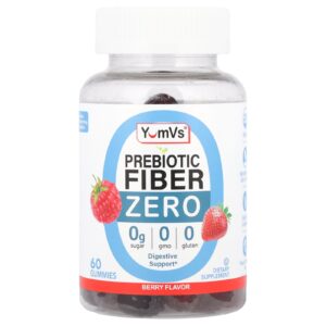 YumVs Sem Gomas de Fibra Prebiótica Fruto Silvestre 60 Gomas