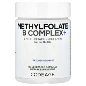 Codeage Complexo+ B com Metilfolato 120 Cápsulas Vegetais
