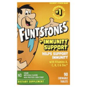 Flintstones Multivitamínico para Crianças + Auxílio à Imunidade 90 Comprimidos Mastigáveis