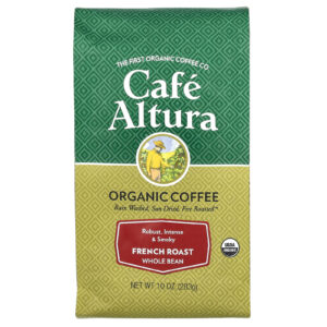Cafe Altura Café Orgânico Grão Integral Torra Francesa 283 g (10 oz)