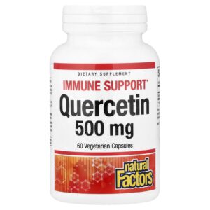 Natural Factors Quercetina 500 mg 60 Cápsulas Vegetarianas