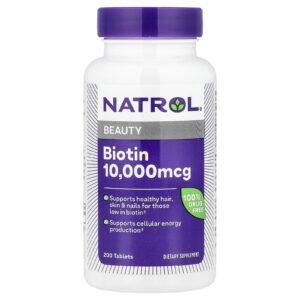 Natrol Biotina 200 Comprimidos