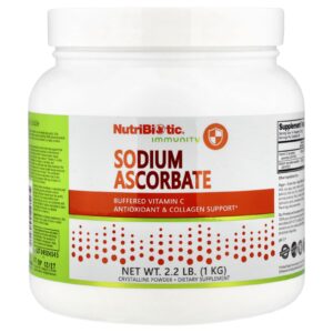 NutriBiotic Immunity Ascorbato de Sódio Pó Cristalino 1 kg (22 lb)