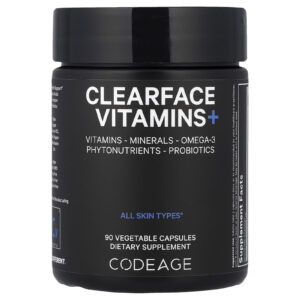 Codeage Clearface Vitamins+ 90 Cápsulas Vegetais