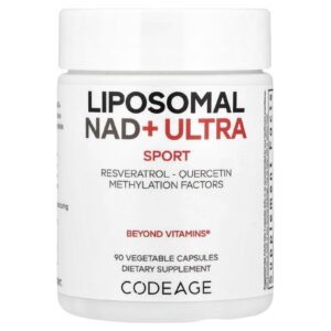 Codeage Sport NAD+ ULTRA Lipossomal 90 Cápsulas Vegetais