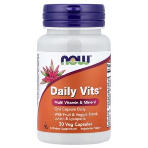 NOW Foods Daily Vits™ 30 Cápsulas Vegetais
