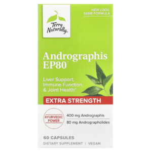 Terry Naturally Andrographis EP80 400 mg 60 Cápsulas