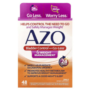 AZO Bladder Control® com Go-Less® e Controle de Peso 48 Cápsulas
