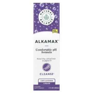 Natural Balance AlkaMax Fórmula Líquida com pH Confortável Sem Sabor 30 ml (1 fl oz)