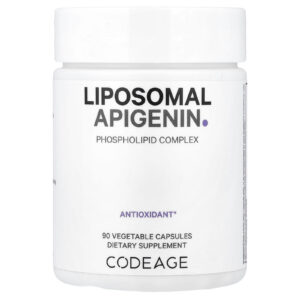 Codeage Apigenina Lipossomal Complexo de Fosfolipídios 90 Cápsulas Vegetais (50 mg por Cápsula)
