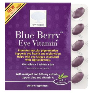 New Nordic Blue Berry™ Vitamina para os Olhos 120 Comprimidos