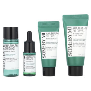 SOME BY MI AHA. BHA. PHA 30 Days Miracle AC SOS Kit Edition Kit de 4 Peças