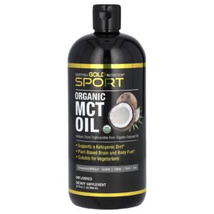 California Gold Nutrition Sport Óleo TCM Orgânico 946 ml (32 fl oz)