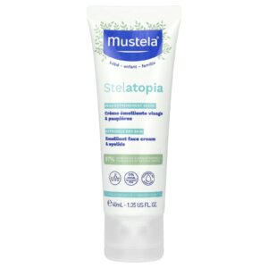 Mustela Creme Facial Emoliente para Bebês Stelatopia 40 ml (135 fl oz)