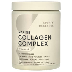 Sports Research Complexo de Colágeno Marinho Sem Sabor 164 g (58 oz)