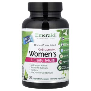 Emerald Laboratories Multivitamínico 1 Por Dia Coenzimado para Mulheres 60 Cápsulas Vegetais